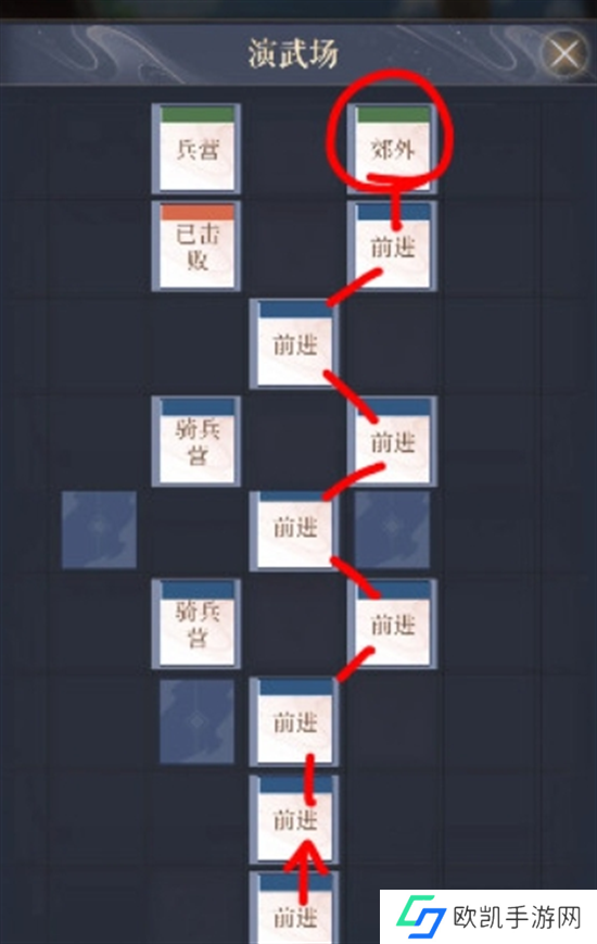 如鸢涿郡据点重建路线图图六