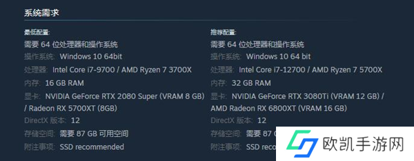 永恒寒冬最低配置要求介绍