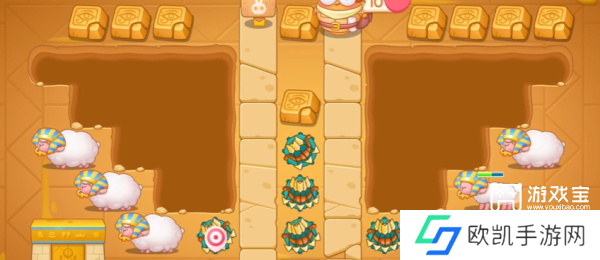 保卫萝卜4法老归来第63关攻略