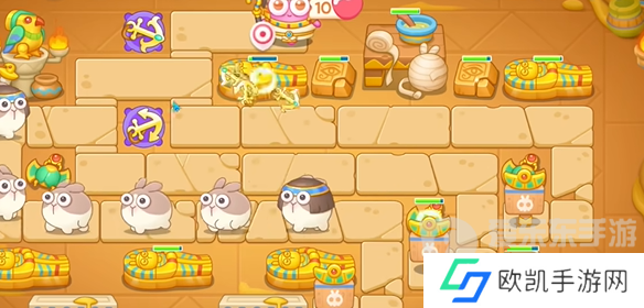 保卫萝卜4法老归来第62关怎么过 法老归来第62关详细通关流程图