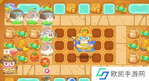 保卫萝卜4法老归来第46关通关详解