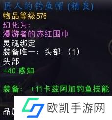 魔兽世界11.0钓鱼加成物品有哪些 魔兽世界11.0钓鱼加成物品有哪些