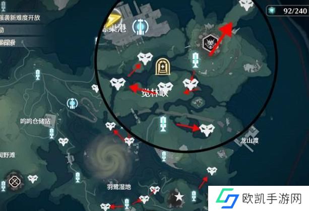 鸣潮青鸟及紫鸟点位及速刷路线是什么