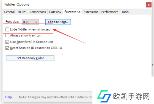 Fiddler怎么最小化隐藏窗口