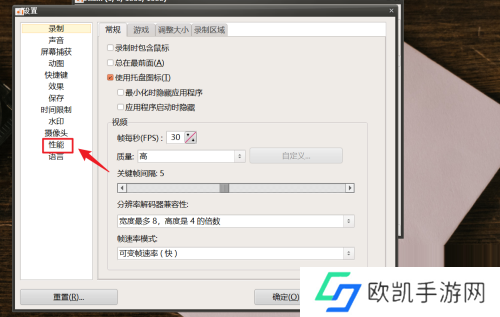oCam如何开启GDIAPI功能