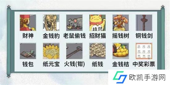 文字脑洞五鬼财运找出12个钱位置攻略