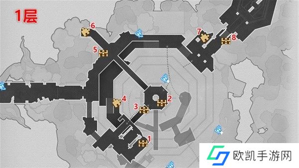 崩坏星穹铁道2.4幽囚狱宝箱全收集攻略 2.4幽囚狱宝箱位置大全分享[多图]图片1