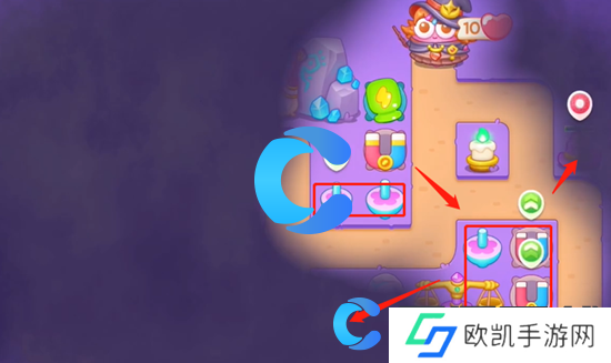 保卫萝卜4阿波与魔法宝藏第七十二关图文攻略