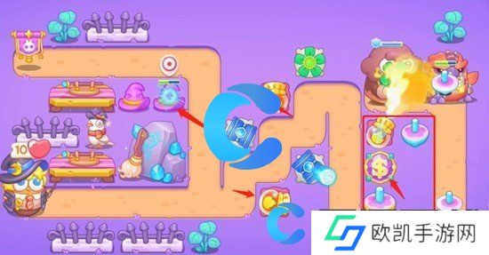 保卫萝卜4阿波与魔法宝藏第三十九关图文攻略 保卫萝卜4阿波与魔法宝藏第三十九关图文攻略