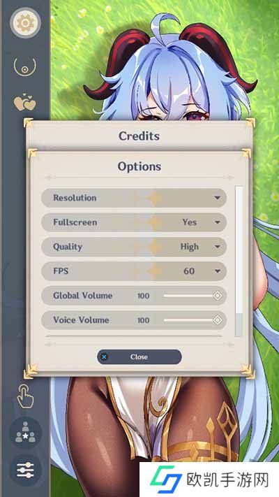 甘雨触摸怎么切换人物