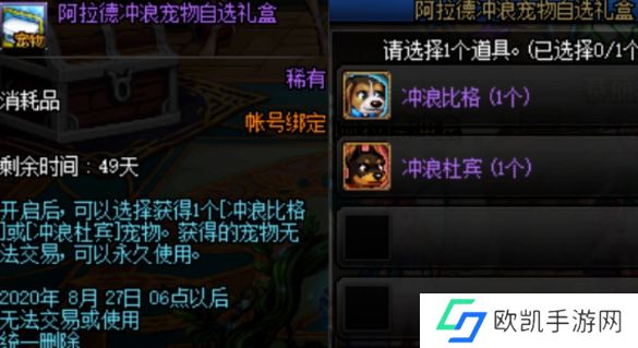 《DNF》冲浪柯基属性介绍