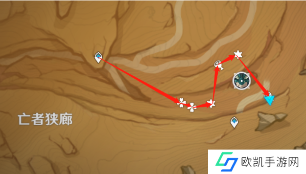 原神5.0沙脂蛹采集路线攻略 沙脂蛹在哪里采集更快[多图]图片3
