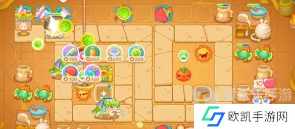 保卫萝卜4法老归来第55关怎么过 法老归来第55关打法攻略