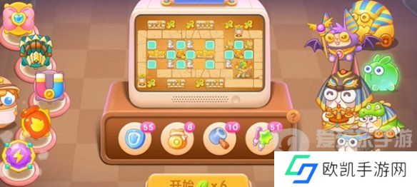 保卫萝卜4法老归来第57关怎么过 法老归来第57关详细通关流程