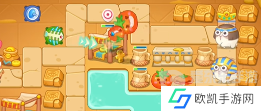 保卫萝卜4法老归来第42关怎么过 法老归来第42关通关布局