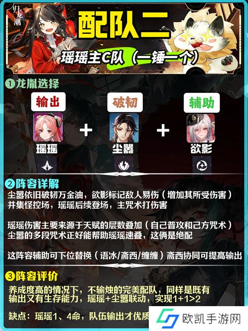 归龙潮新手强力阵容搭配全攻略