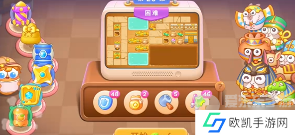 保卫萝卜4法老归来第23关怎么过 法老归来第23关图文通关流程