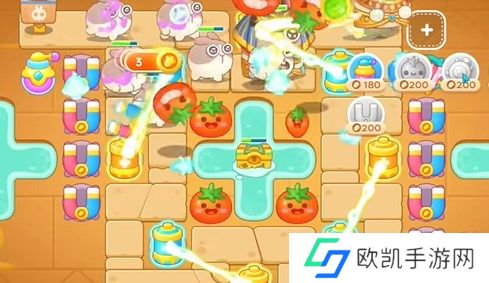 保卫萝卜4法老归来第44关通关详解