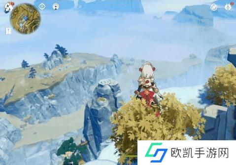 原神庆云顶的浮岛怎么去