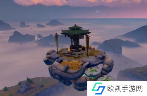 原神庆云顶的浮岛怎么去