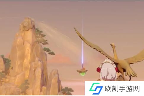 原神庆云顶的浮岛怎么去