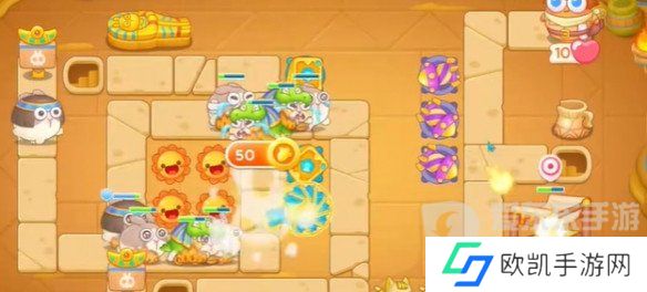 保卫萝卜4法老归来第50关怎么过 法老归来第50关通关指南