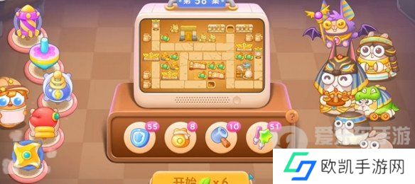 保卫萝卜4法老归来第58关怎么过 法老归来第58关通关流程图