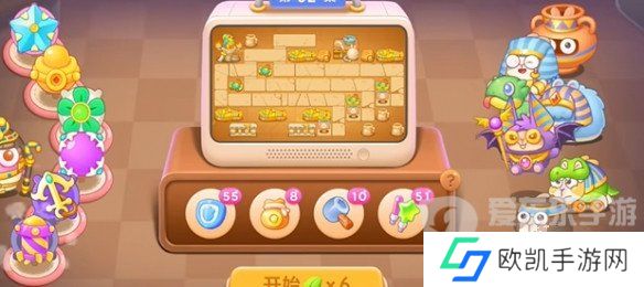 保卫萝卜4法老归来第62关怎么过 法老归来第62关详细通关流程图