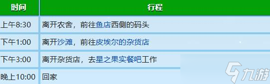 星露谷物语艾米丽特殊行程是什么