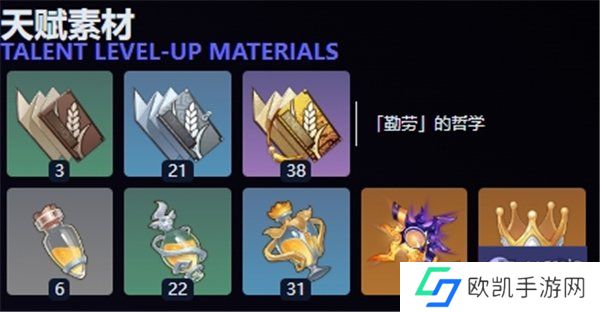 原神蓝砚突破材料爆料 原神蓝砚突破天赋素材展示