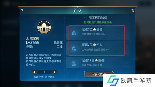世界启元城市外交玩法及小技巧介绍