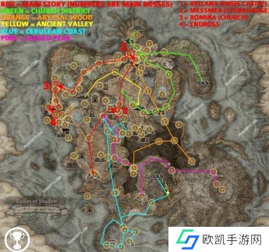 艾尔登法环dlc地图大全 艾尔登法环黄金树幽影dlc地图一览