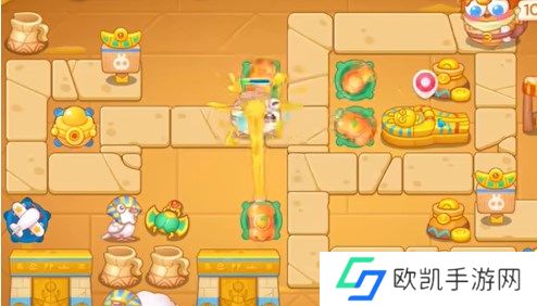 保卫萝卜4法老归来第48关通关详解