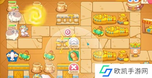 保卫萝卜4法老归来第48关通关详解