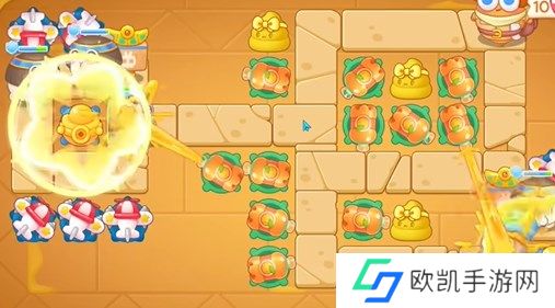 保卫萝卜4法老归来第48关通关详解