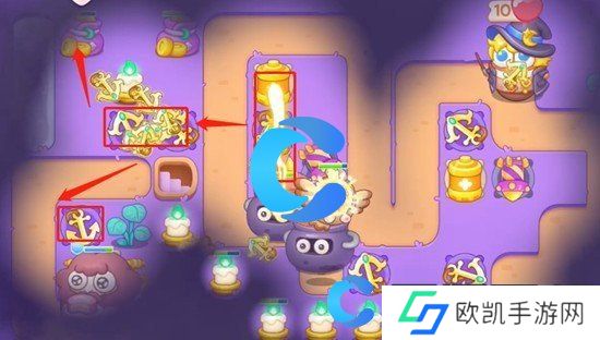 保卫萝卜4阿波与魔法宝藏第三十五关图文攻略