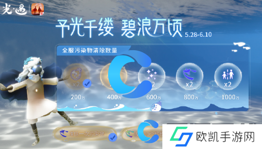 光遇2024自然日全服污染物清理奖励介绍