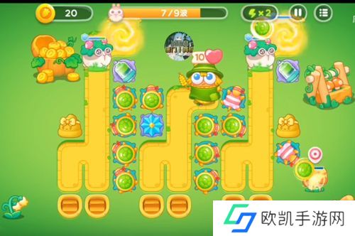 保卫萝卜4绿野奇缘21关攻略 绿野奇缘第21关无伤通关图文教程[多图]图片7