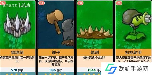 植物大战僵尸植物介绍大全 植物大战僵尸全部植物图鉴