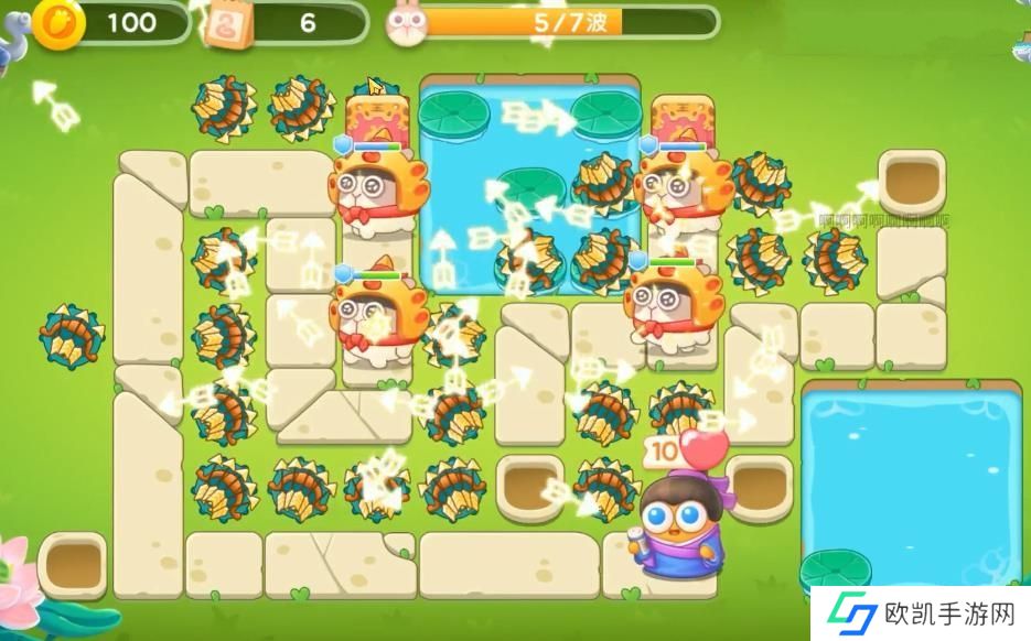 保卫萝卜4夏日垂钓6关攻略 夏日垂钓第6关图文通关教程[多图]图片5