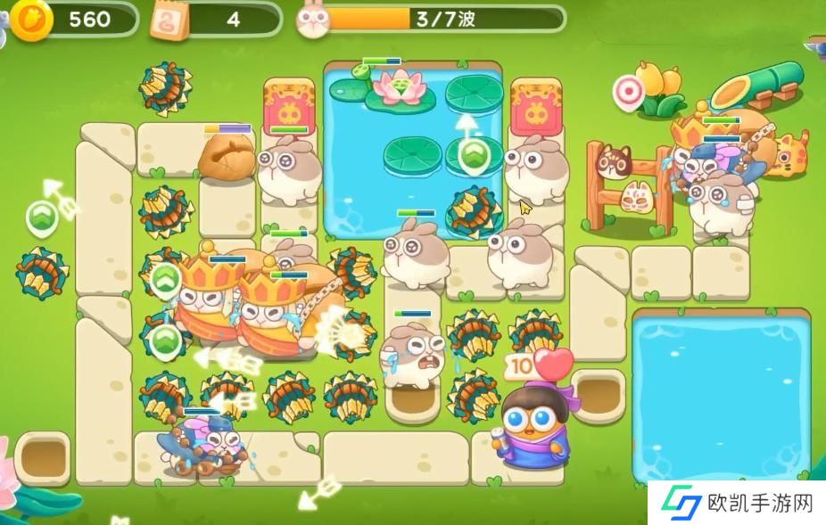 保卫萝卜4夏日垂钓6关攻略 夏日垂钓第6关图文通关教程[多图]图片4