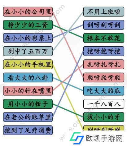 汉字找茬王连线各版本挖呀挖攻略 连线挖呀挖通关答案[多图]图片4